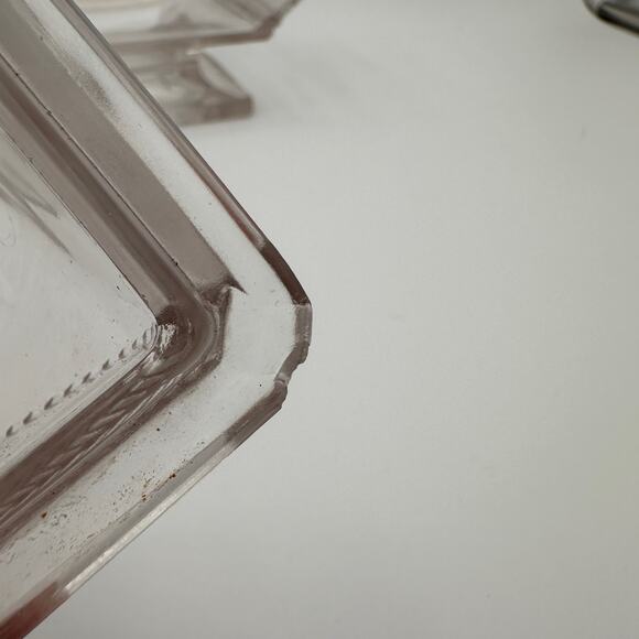 Antique PINK Jersey Lily Footed Compote with Lid 1883 by Riverside - Picture 6 of 9